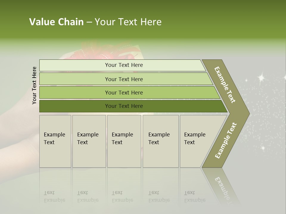 Gift Navidad Glitter PowerPoint Template