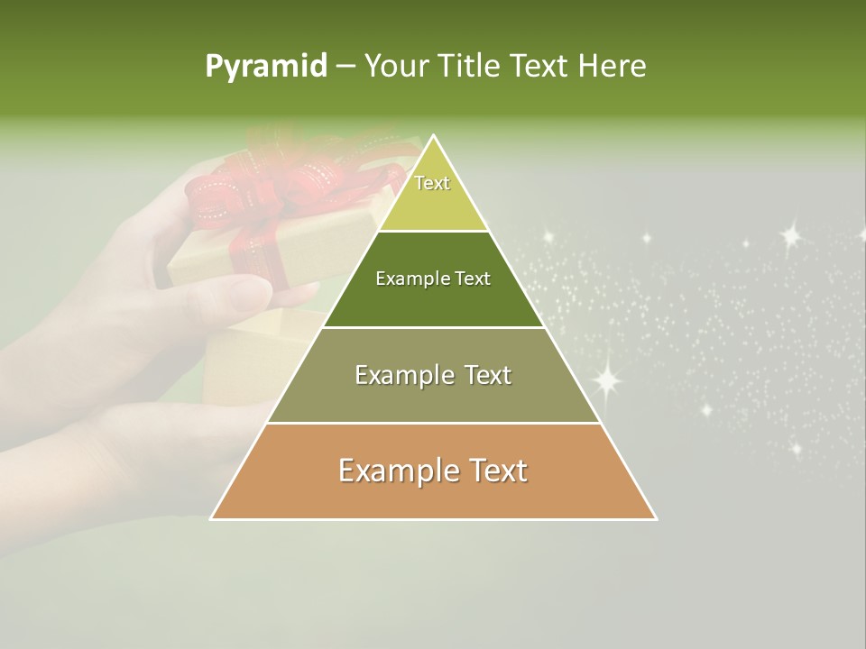 Gift Navidad Glitter PowerPoint Template