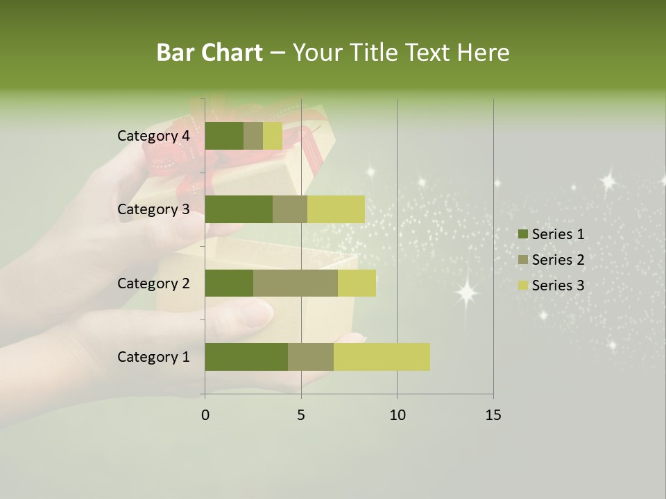 Gift Navidad Glitter PowerPoint Template