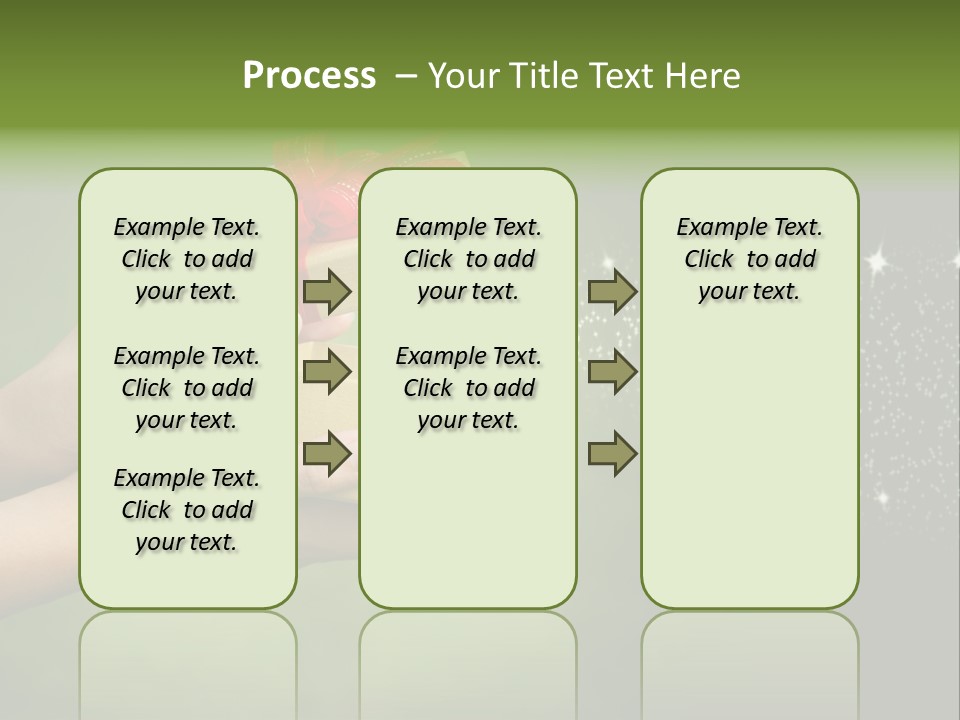 Gift Navidad Glitter PowerPoint Template