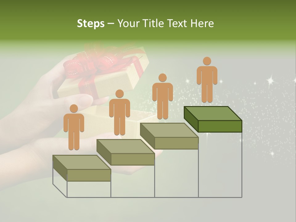 Gift Navidad Glitter PowerPoint Template