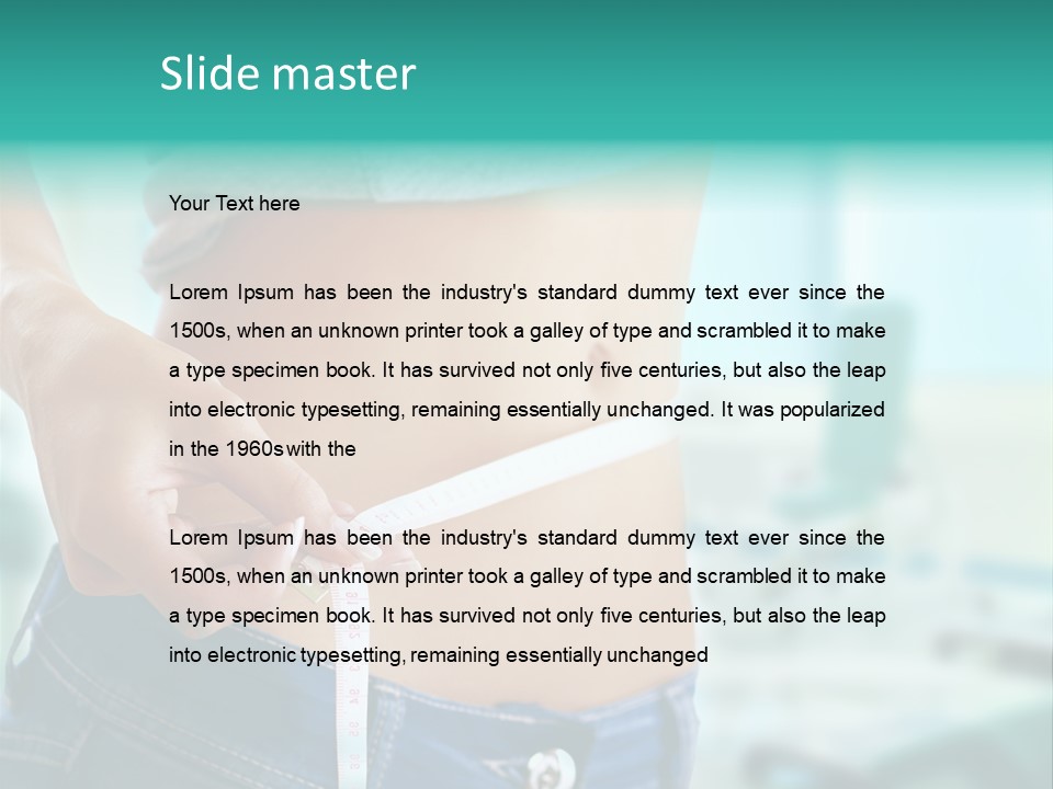 Losing Scales Gym PowerPoint Template