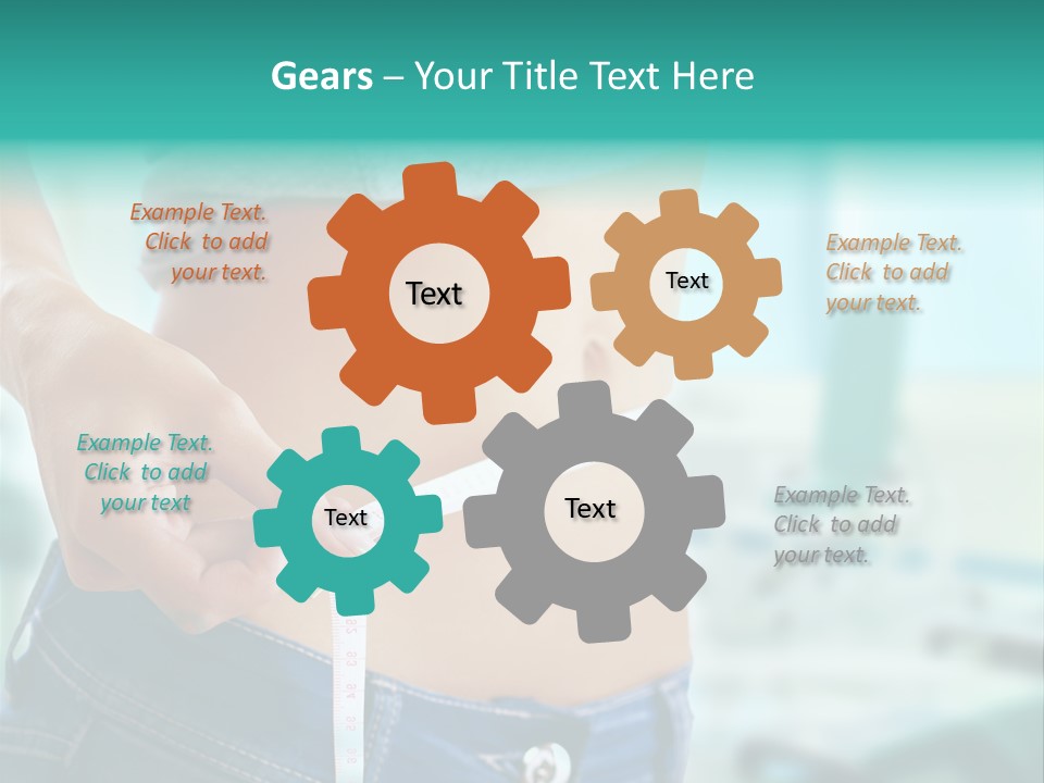 Losing Scales Gym PowerPoint Template