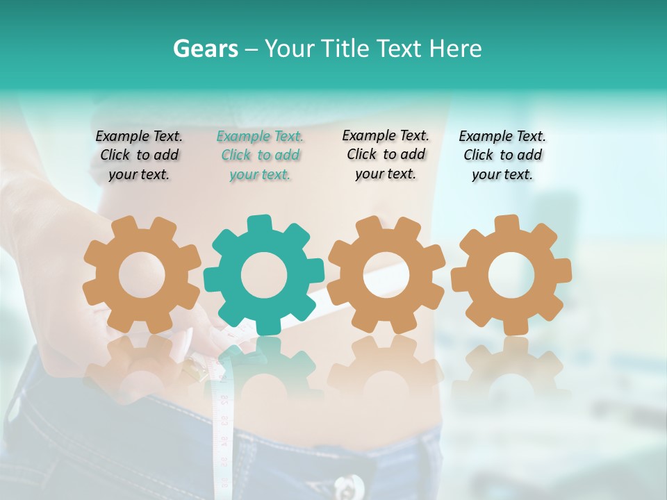 Losing Scales Gym PowerPoint Template