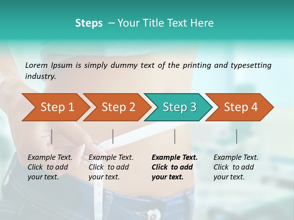 Losing Scales Gym PowerPoint Template