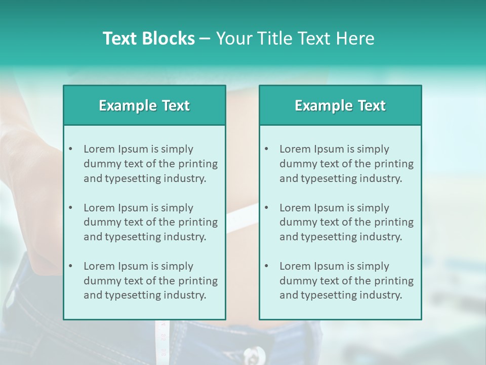 Losing Scales Gym PowerPoint Template
