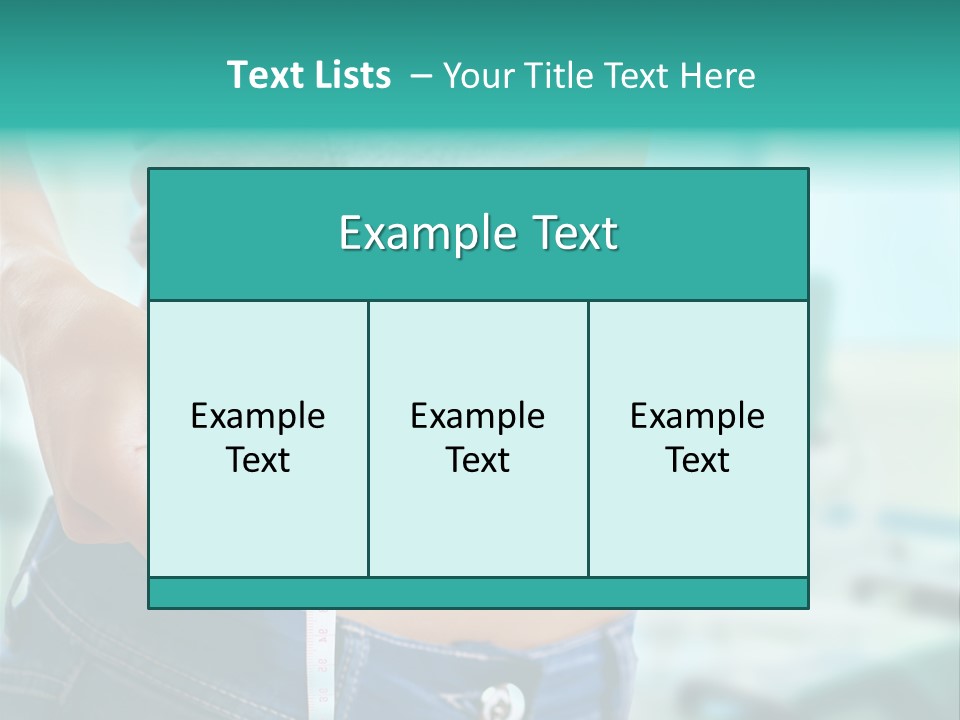 Losing Scales Gym PowerPoint Template
