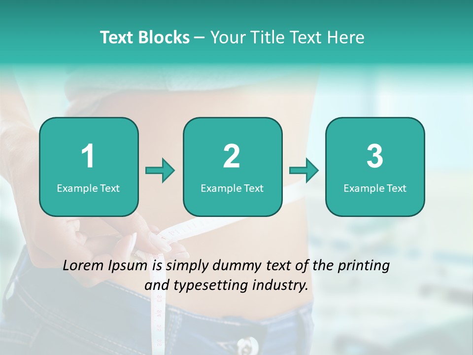 Losing Scales Gym PowerPoint Template