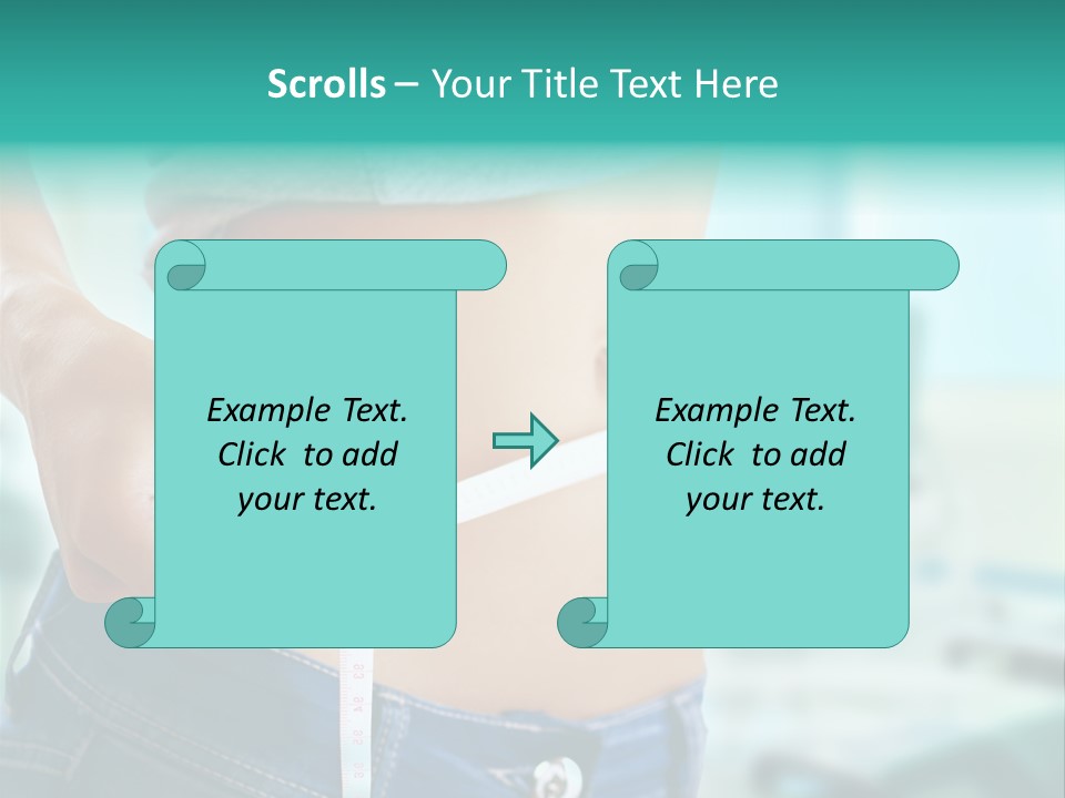 Losing Scales Gym PowerPoint Template