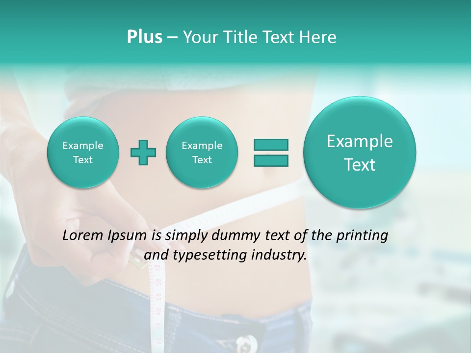 Losing Scales Gym PowerPoint Template