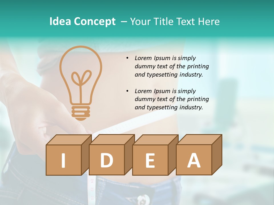 Losing Scales Gym PowerPoint Template