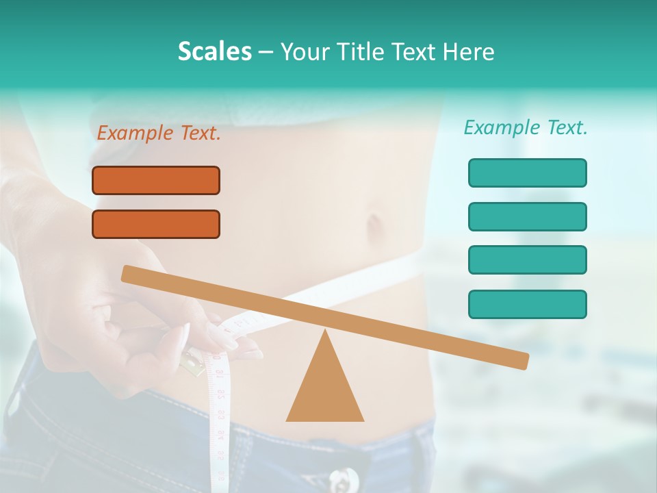 Losing Scales Gym PowerPoint Template