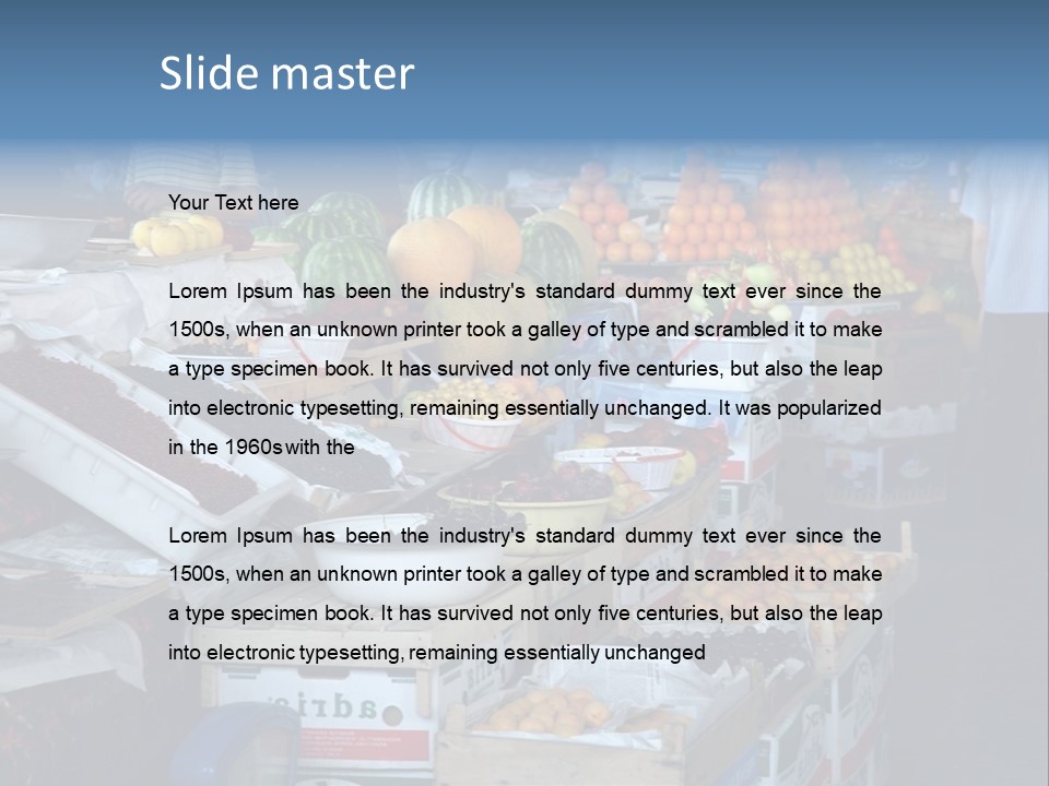 Trade Oriental Marketplace PowerPoint Template