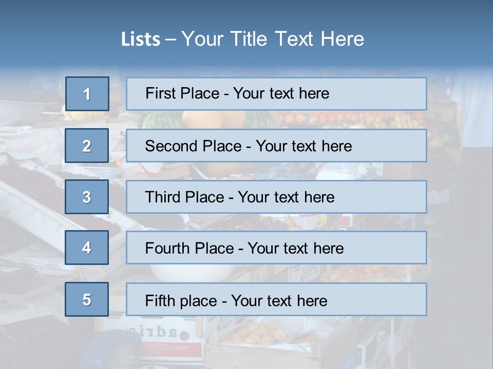 Trade Oriental Marketplace PowerPoint Template