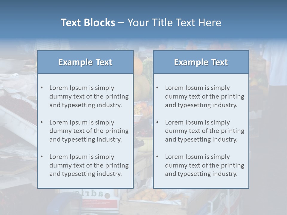 Trade Oriental Marketplace PowerPoint Template