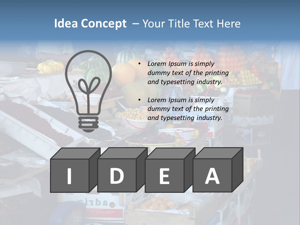 Trade Oriental Marketplace PowerPoint Template