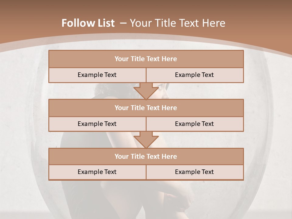 Trap Caucasian Prison PowerPoint Template