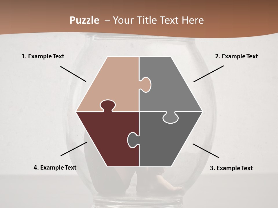 Caucasian Liberty Woman PowerPoint Template