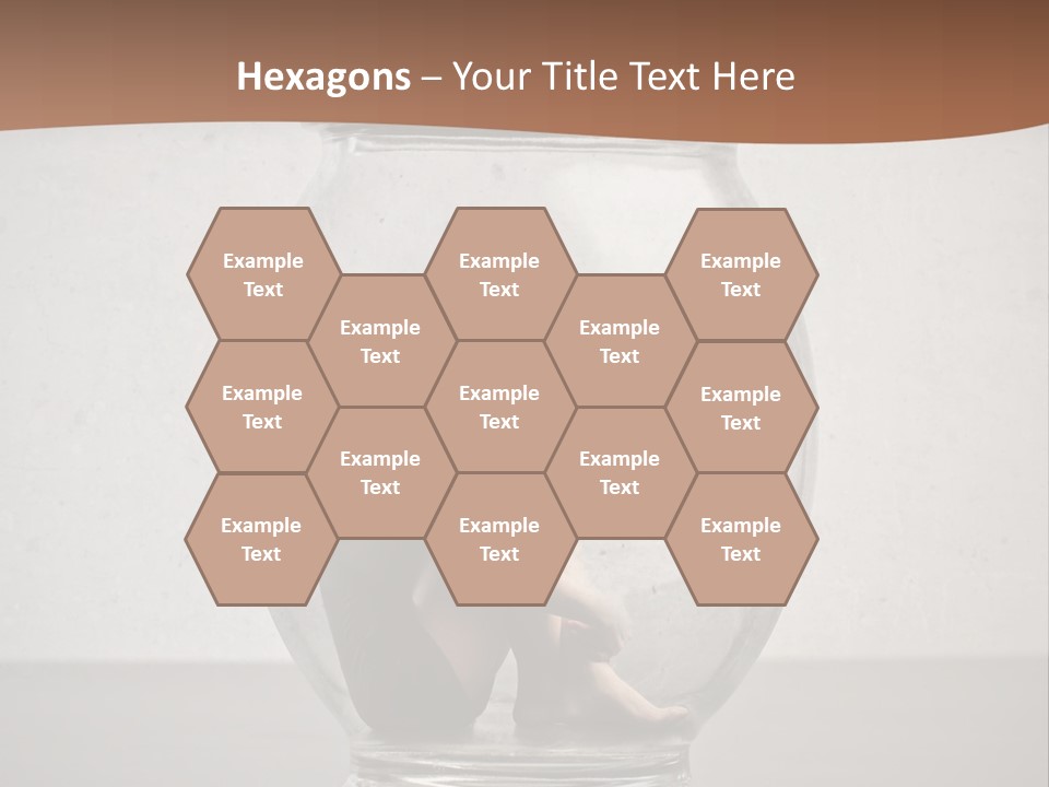 Caucasian Liberty Woman PowerPoint Template