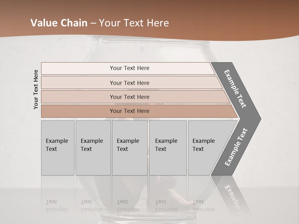 Caucasian Liberty Woman PowerPoint Template