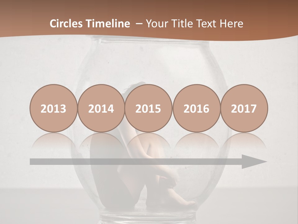 Caucasian Liberty Woman PowerPoint Template