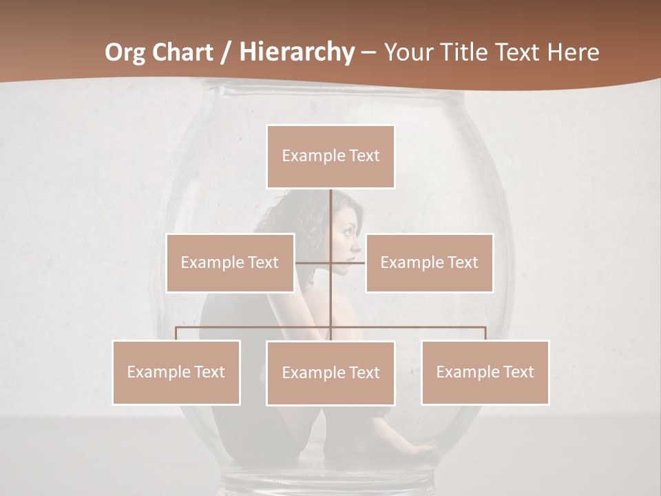 Caucasian Liberty Woman PowerPoint Template