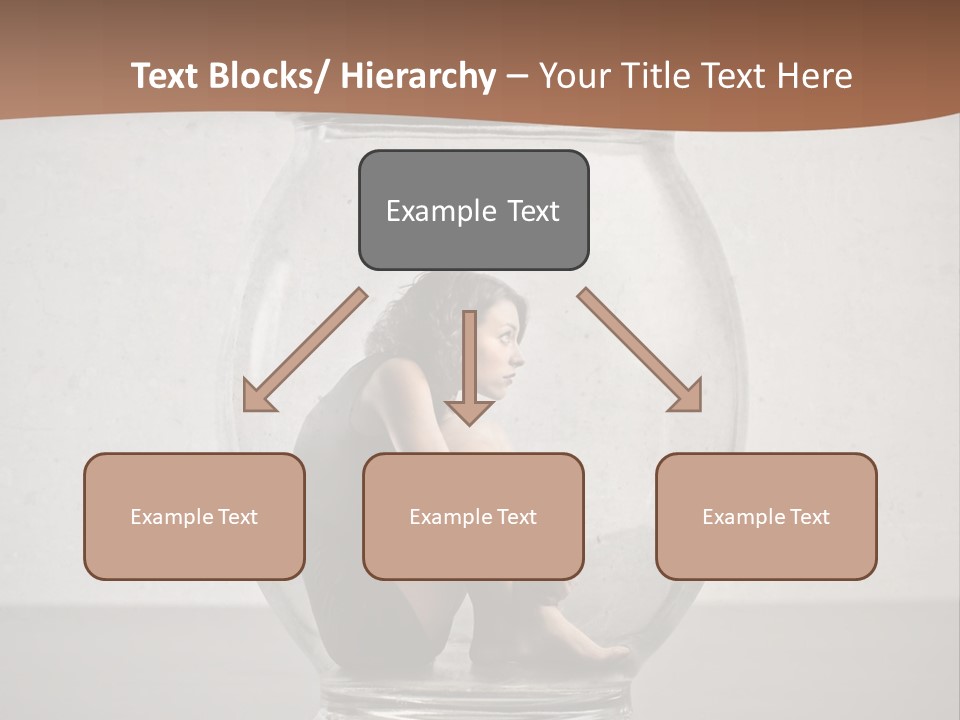 Caucasian Liberty Woman PowerPoint Template