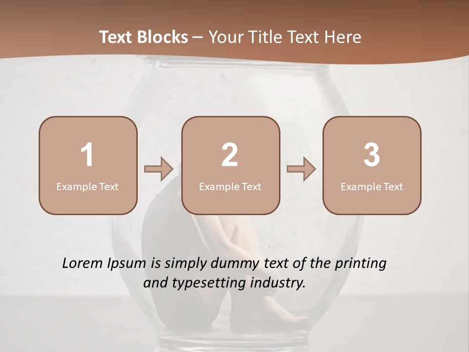 Caucasian Liberty Woman PowerPoint Template