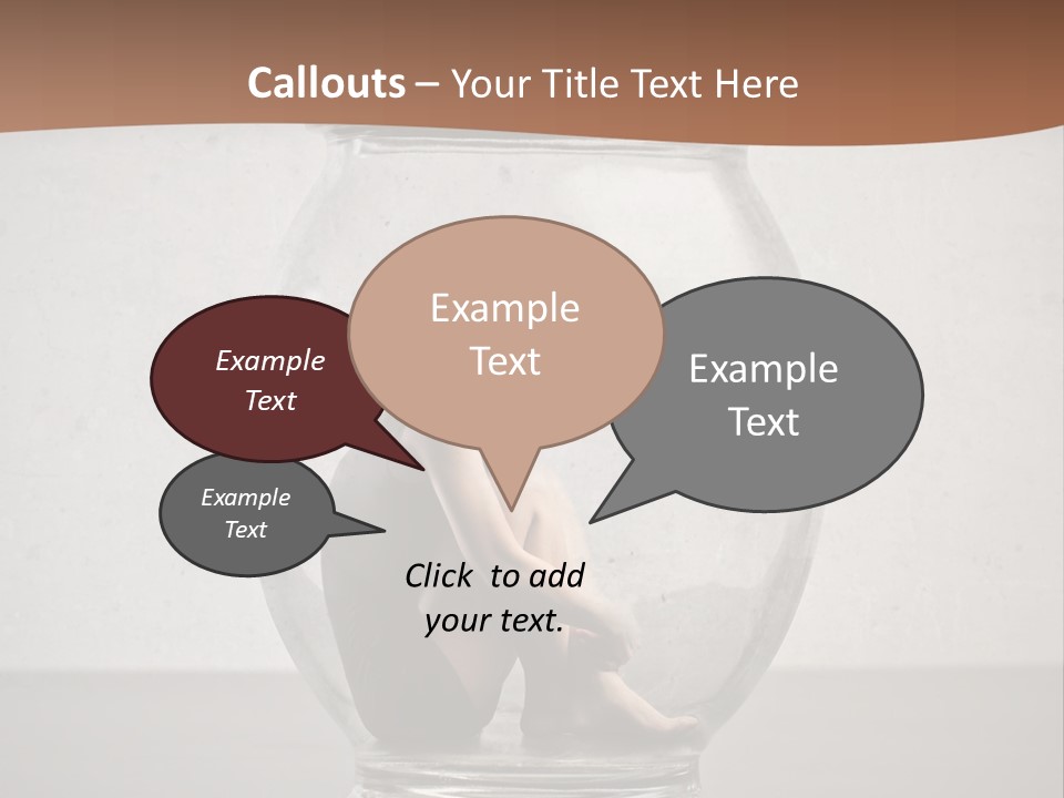 Caucasian Liberty Woman PowerPoint Template