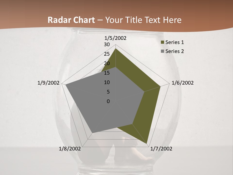 Caucasian Liberty Woman PowerPoint Template