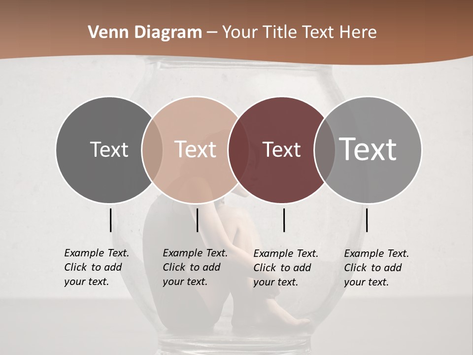 Caucasian Liberty Woman PowerPoint Template