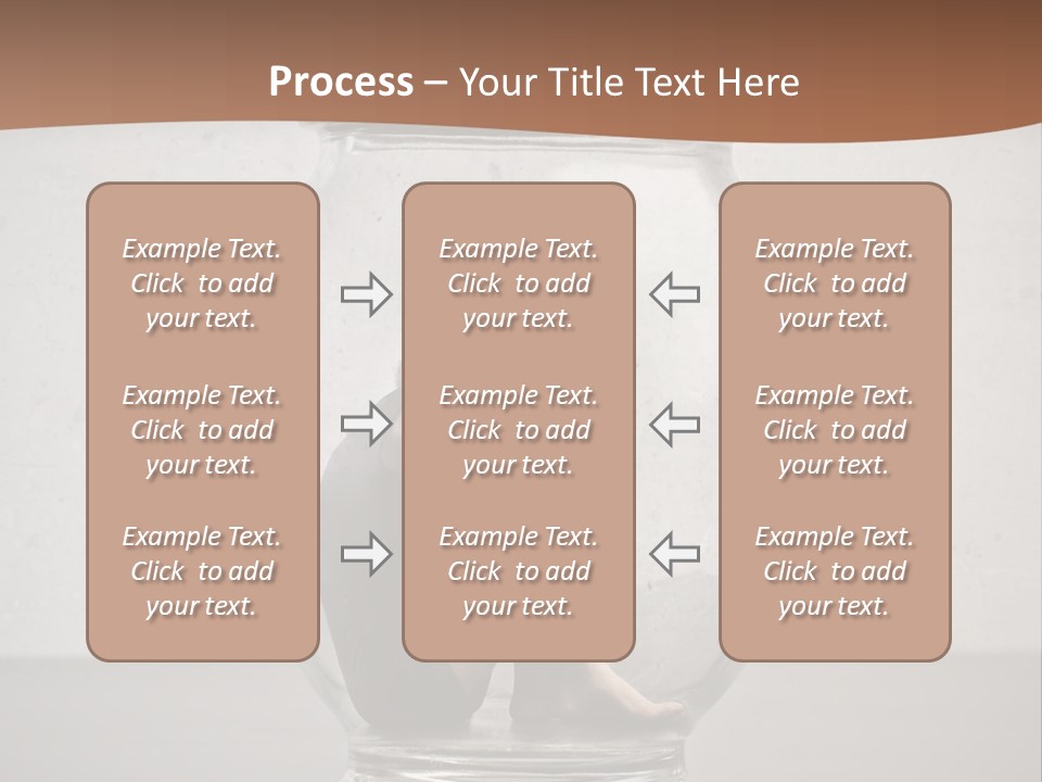 Caucasian Liberty Woman PowerPoint Template