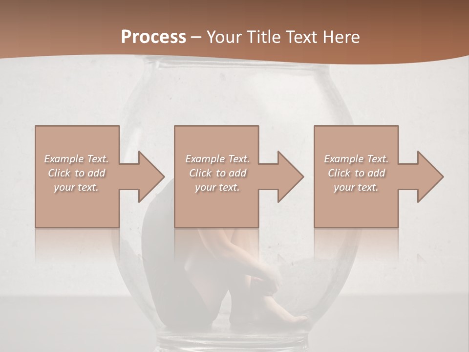 Caucasian Liberty Woman PowerPoint Template