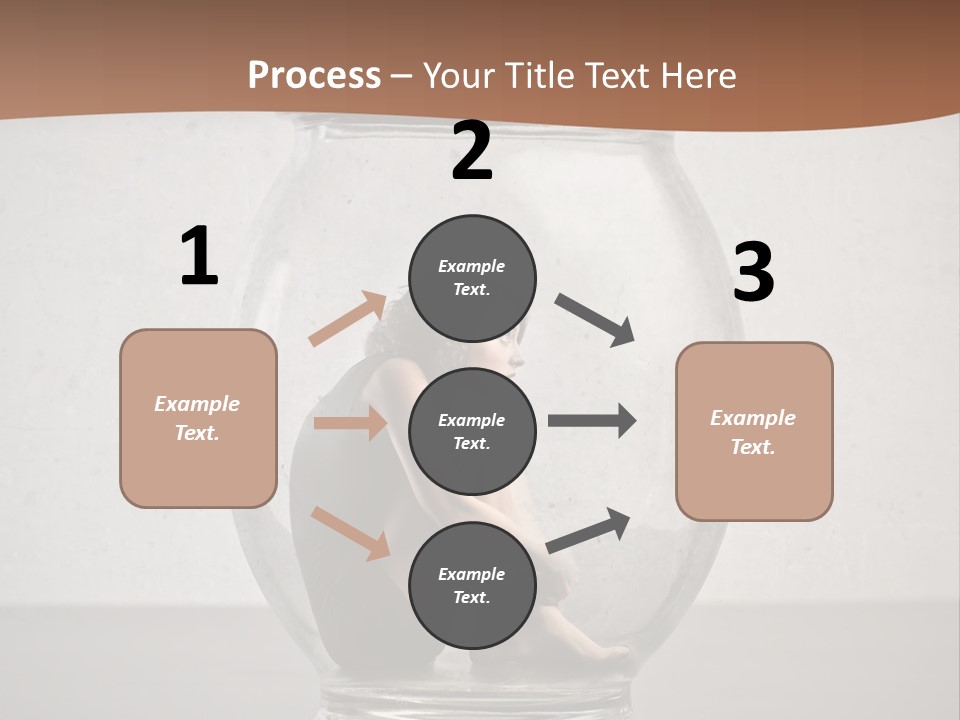 Caucasian Liberty Woman PowerPoint Template