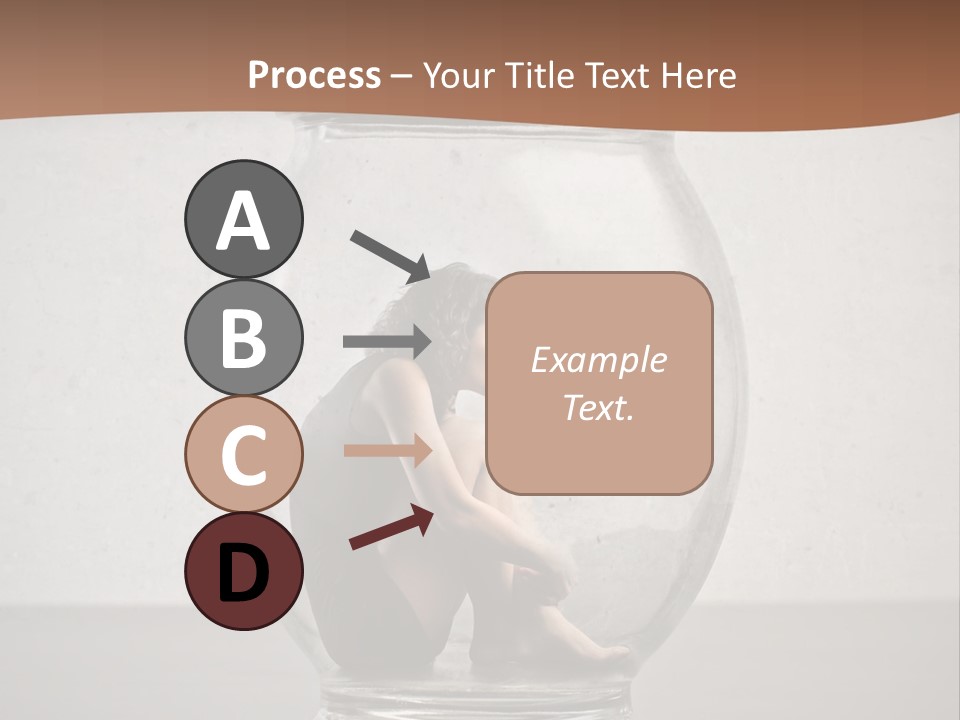 Caucasian Liberty Woman PowerPoint Template