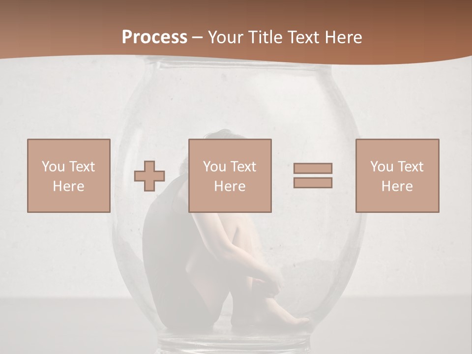 Caucasian Liberty Woman PowerPoint Template