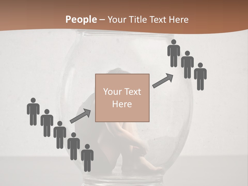 Caucasian Liberty Woman PowerPoint Template