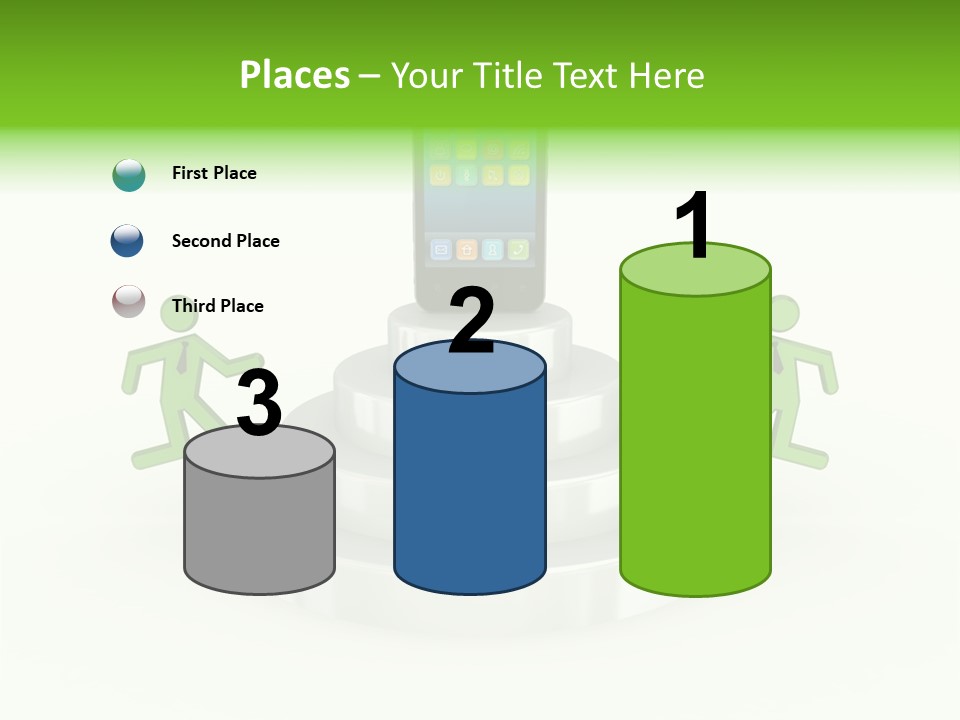 Staircase Growth Stair PowerPoint Template