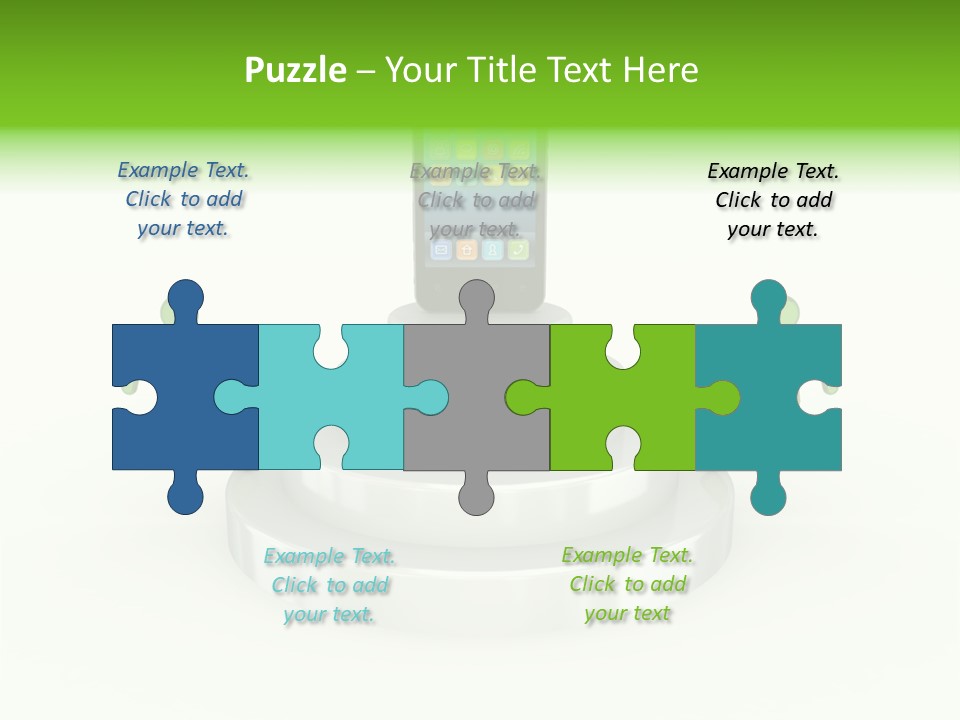 Staircase Growth Stair PowerPoint Template