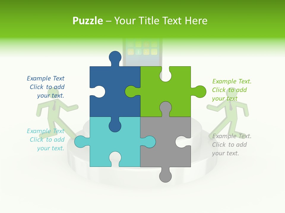 Staircase Growth Stair PowerPoint Template