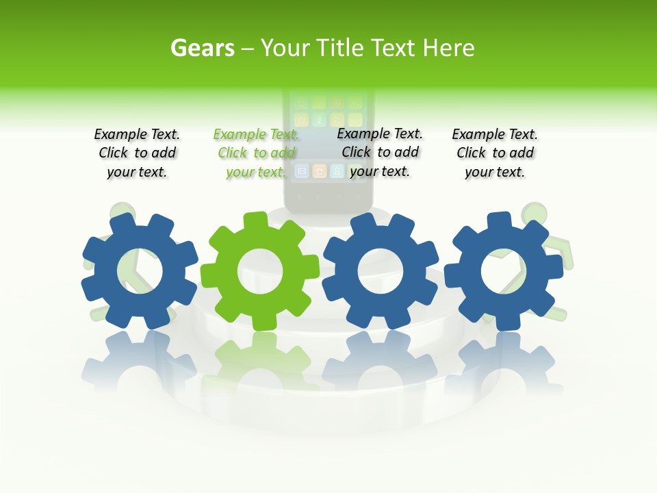 Staircase Growth Stair PowerPoint Template