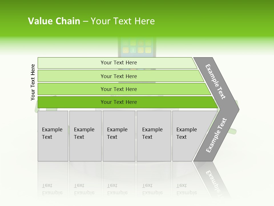 Staircase Growth Stair PowerPoint Template