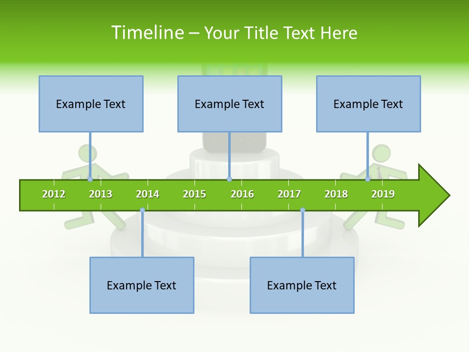 Staircase Growth Stair PowerPoint Template