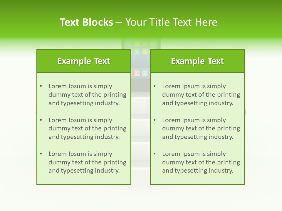 Staircase Growth Stair PowerPoint Template