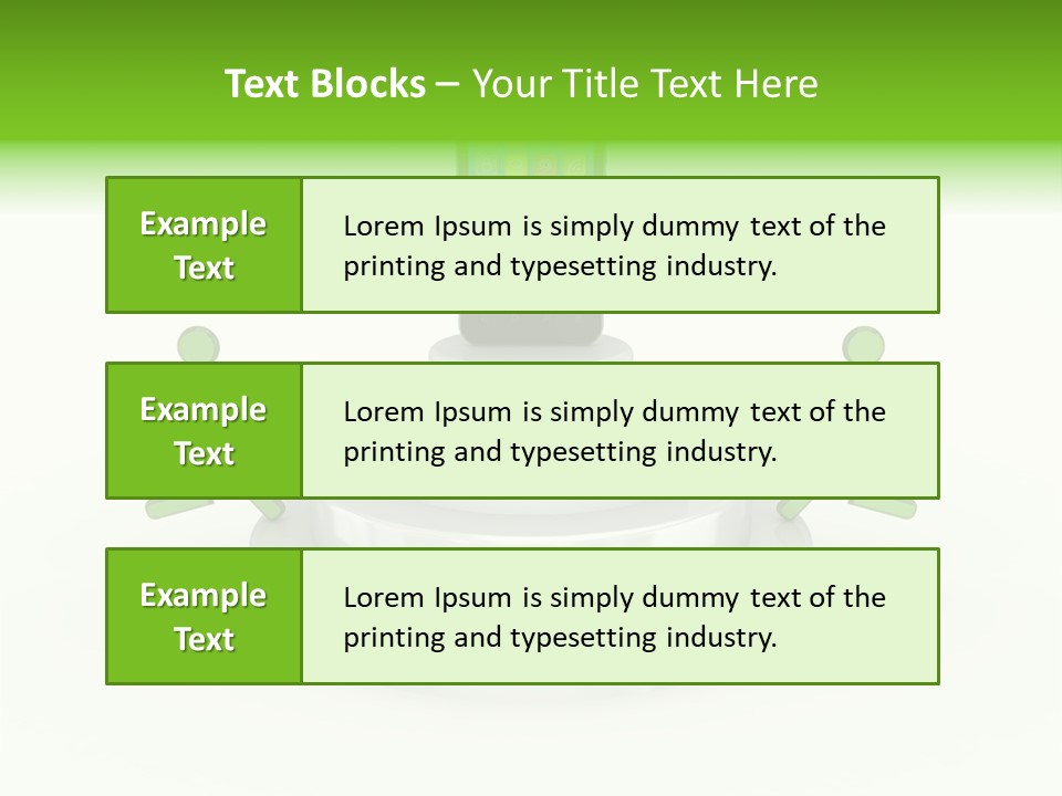Staircase Growth Stair PowerPoint Template