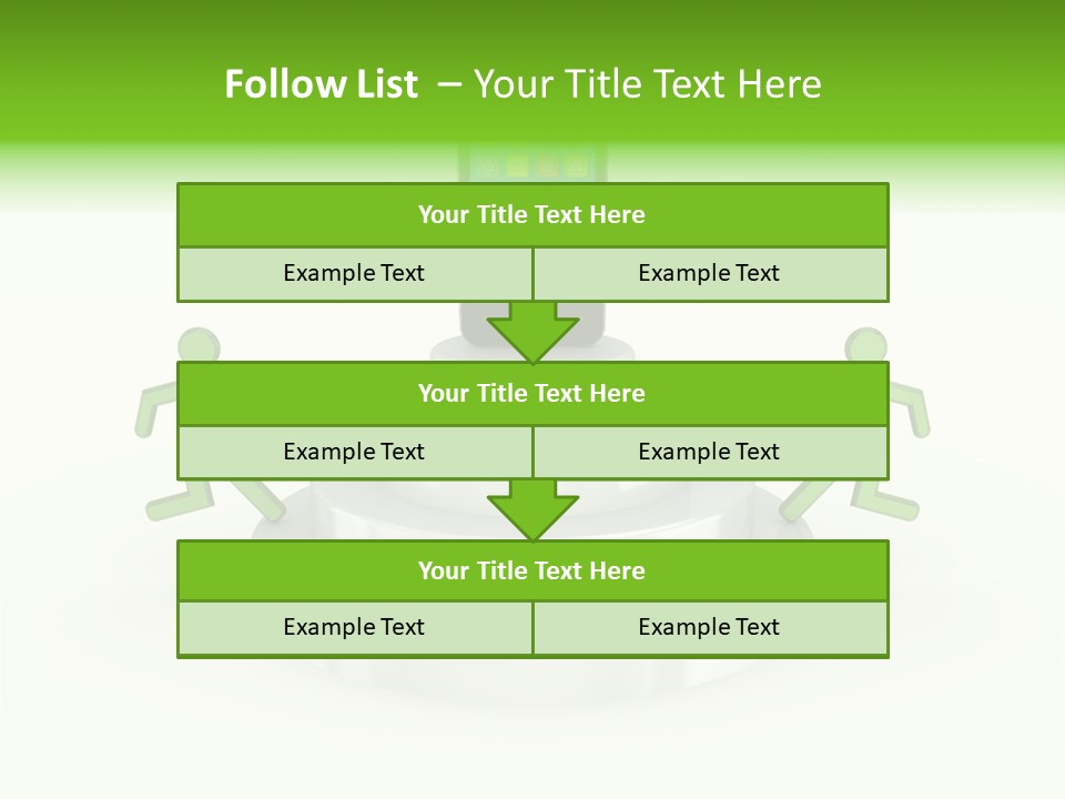 Staircase Growth Stair PowerPoint Template