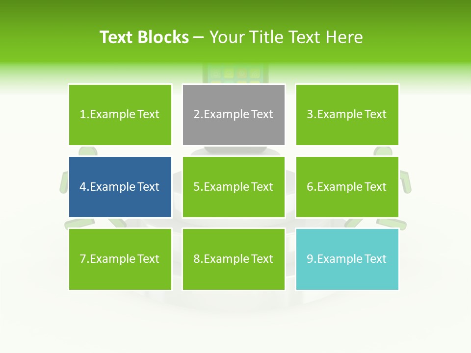 Staircase Growth Stair PowerPoint Template