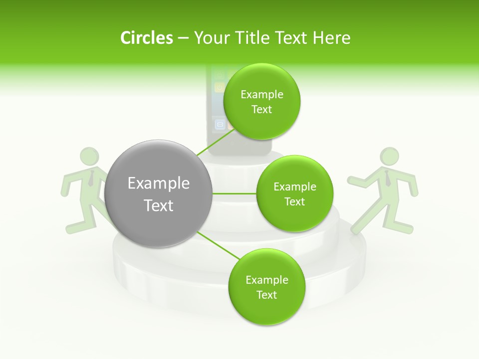 Staircase Growth Stair PowerPoint Template