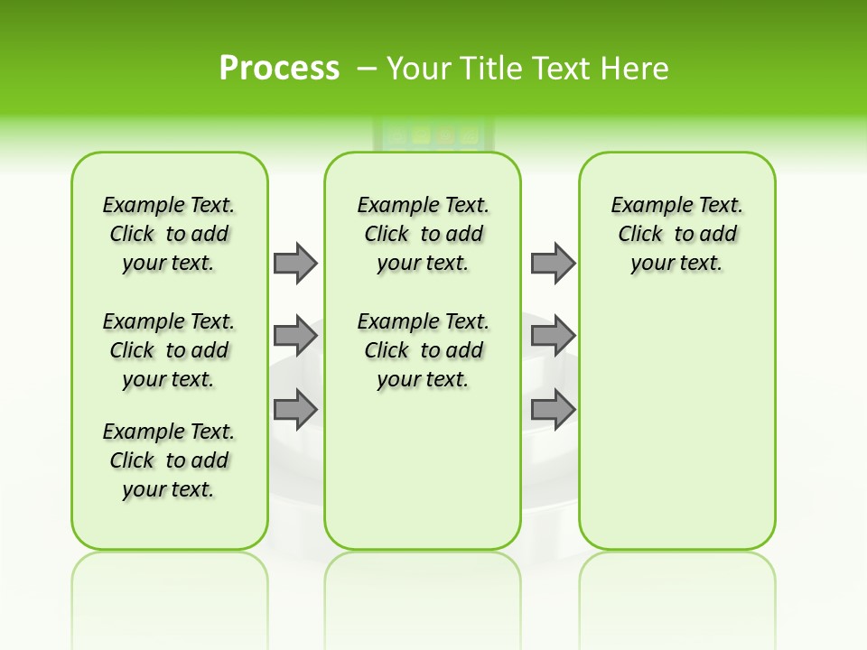 Staircase Growth Stair PowerPoint Template