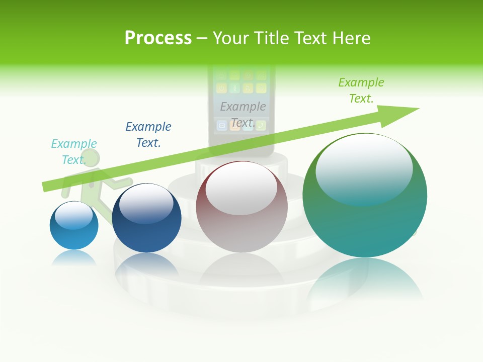 Staircase Growth Stair PowerPoint Template